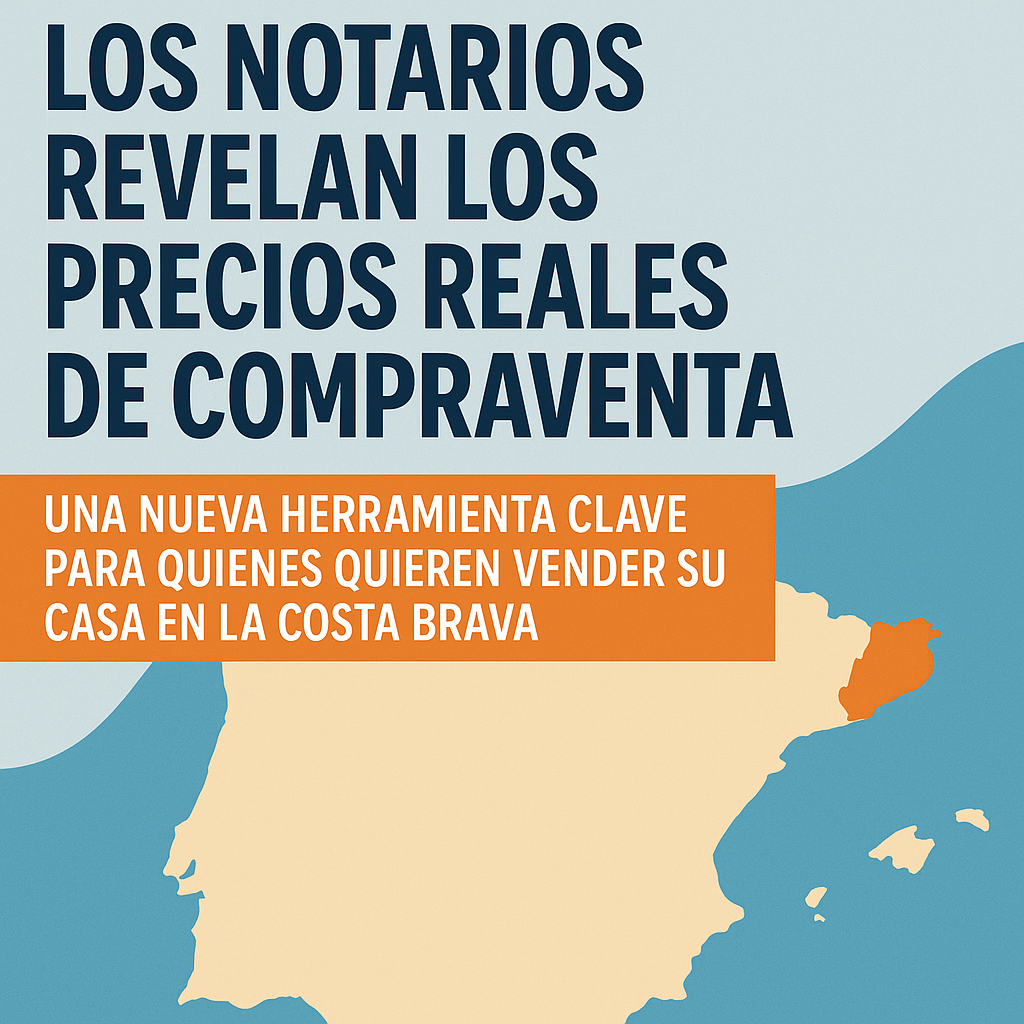 precios reales viviendas Costa Brava, portal notariado inmobiliario, vender casa Roses, vender vivienda Empuriabrava, precio por m² Girona, RE/MAX Costa Brava